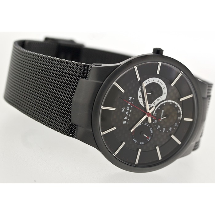 Skagen Carbon Fibre 809XLTBB, Skagen Carbon Fibre 809XLTBB prices, Skagen Carbon Fibre 809XLTBB picture, Skagen Carbon Fibre 809XLTBB specifications, Skagen Carbon Fibre 809XLTBB reviews