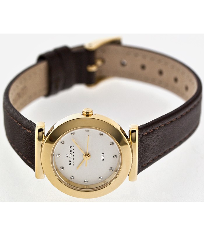 Skagen Leather Classic 107SGLD, Skagen Leather Classic 107SGLD prices, Skagen Leather Classic 107SGLD pictures, Skagen Leather Classic 107SGLD specs, Skagen Leather Classic 107SGLD reviews