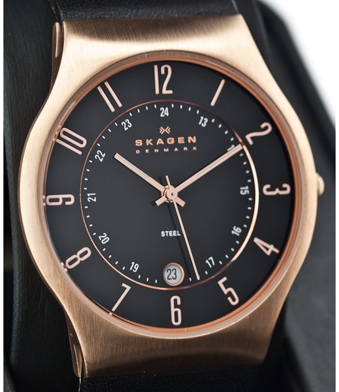 Skagen Leather Classic 233XXLRLB, Skagen Leather Classic 233XXLRLB prices, Skagen Leather Classic 233XXLRLB picture, Skagen Leather Classic 233XXLRLB specifications, Skagen Leather Classic 233XXLRLB reviews