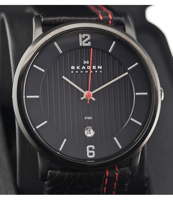 Skagen Leather Classic 681XLBLBR, Skagen Leather Classic 681XLBLBR price, Skagen Leather Classic 681XLBLBR pictures, Skagen Leather Classic 681XLBLBR characteristics, Skagen Leather Classic 681XLBLBR reviews