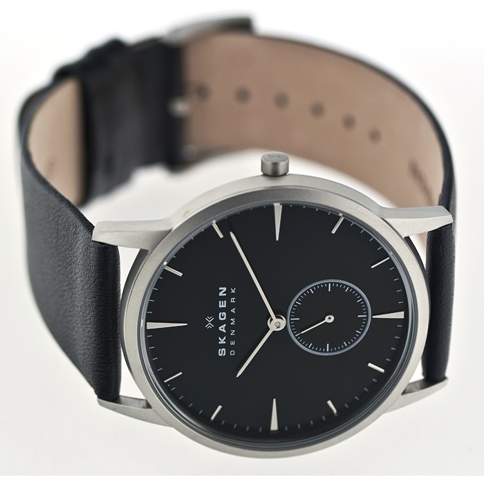 Skagen Leather Classic 958XLSLB, Skagen Leather Classic 958XLSLB prices, Skagen Leather Classic 958XLSLB picture, Skagen Leather Classic 958XLSLB characteristics, Skagen Leather Classic 958XLSLB reviews