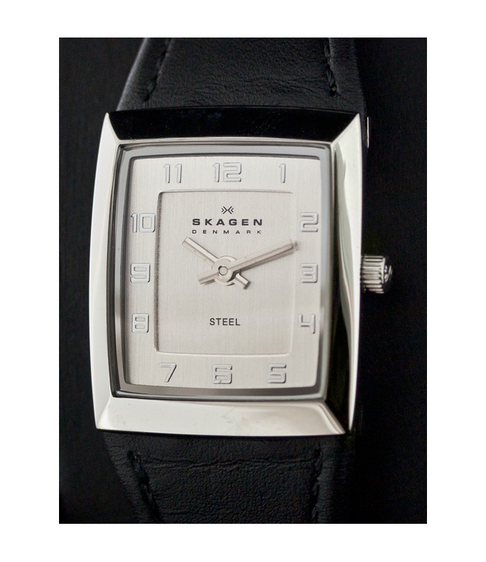 Skagen Leather Rectangular 523XSSLBC, Skagen Leather Rectangular 523XSSLBC prices, Skagen Leather Rectangular 523XSSLBC photo, Skagen Leather Rectangular 523XSSLBC specs, Skagen Leather Rectangular 523XSSLBC reviews