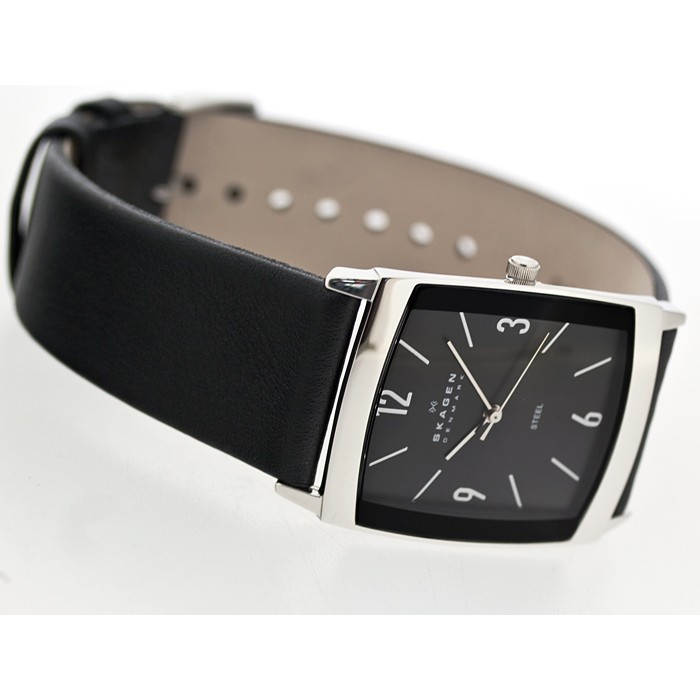 Skagen Leather Rectangular 691LSLB, Skagen Leather Rectangular 691LSLB price, Skagen Leather Rectangular 691LSLB photo, Skagen Leather Rectangular 691LSLB specifications, Skagen Leather Rectangular 691LSLB reviews