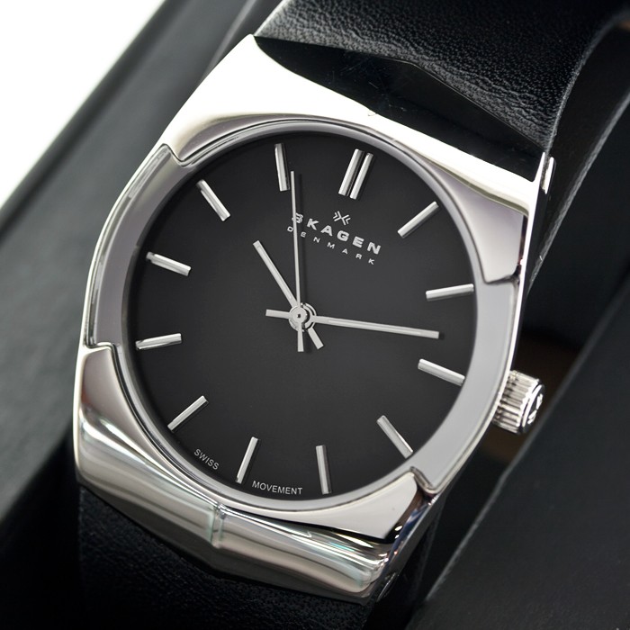 Skagen Leather Swiss 580XLSLB, Skagen Leather Swiss 580XLSLB prices, Skagen Leather Swiss 580XLSLB photos, Skagen Leather Swiss 580XLSLB features, Skagen Leather Swiss 580XLSLB reviews