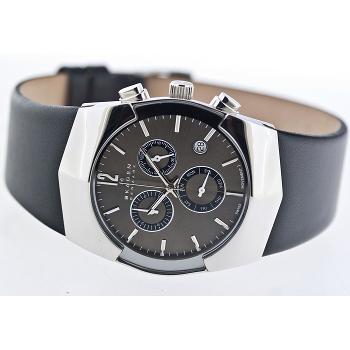 Skagen Leather Swiss 581XLSLM, Skagen Leather Swiss 581XLSLM price, Skagen Leather Swiss 581XLSLM photo, Skagen Leather Swiss 581XLSLM specs, Skagen Leather Swiss 581XLSLM reviews