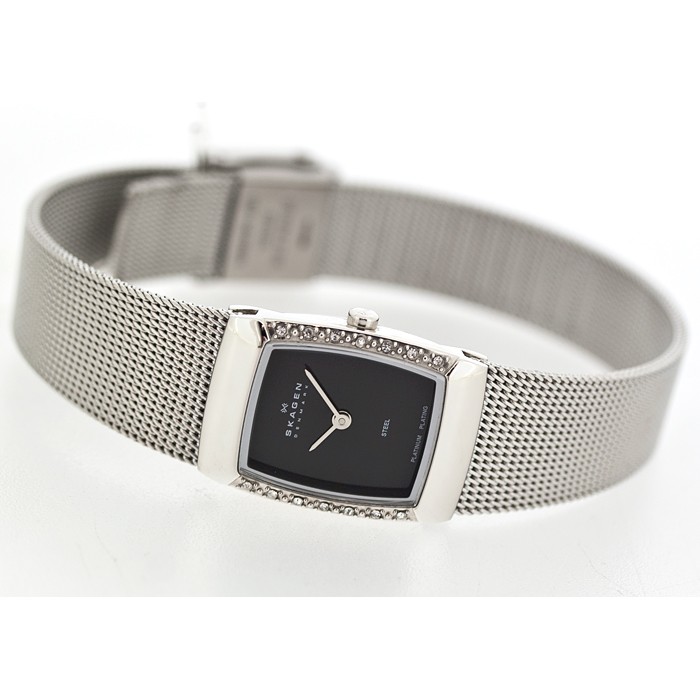 Skagen Mesh Rectangular 684XSSBPL, Skagen Mesh Rectangular 684XSSBPL prices, Skagen Mesh Rectangular 684XSSBPL photos, Skagen Mesh Rectangular 684XSSBPL features, Skagen Mesh Rectangular 684XSSBPL reviews